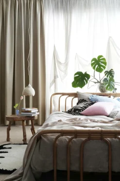 Mimou Mørklægningsgardiner>Hotelgardin Black Out dobbelt bredde Natur