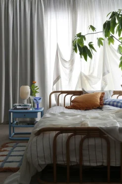 Mimou Hotelgardin Black Out dobbelt bredde Grå Hot