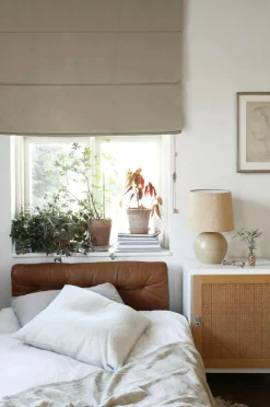 Mimou Foldegardiner>Liftgardin Hotel Dim Out 220 cm høj Sand