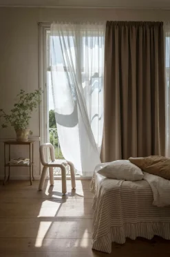 Mimou Mørklæggende hotelgardin - dobbelt bredde Walnut Discount