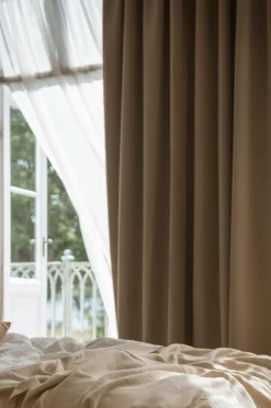 Mimou Mørklæggende hotelgardin - dobbelt bredde Walnut Discount