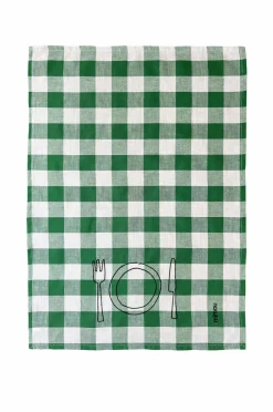 Mimou Tehåndklæde Plate Green Sale