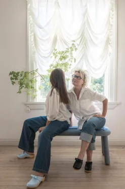 Mimou Træsko med sløjfe Sort Discount