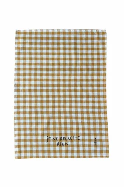 Mimou Køkkentekstiler>Viskestykke Je Ne Regrette Nougat