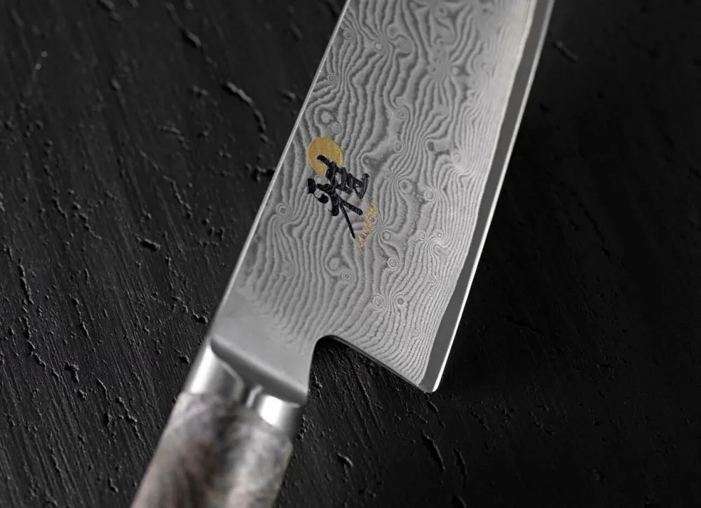 Miyabi Køkkenknive & Knivtilbehør>Fileteringskniv/tranchérkniv Sujihiki 24 cm 5000 MCD 67 Grey-black