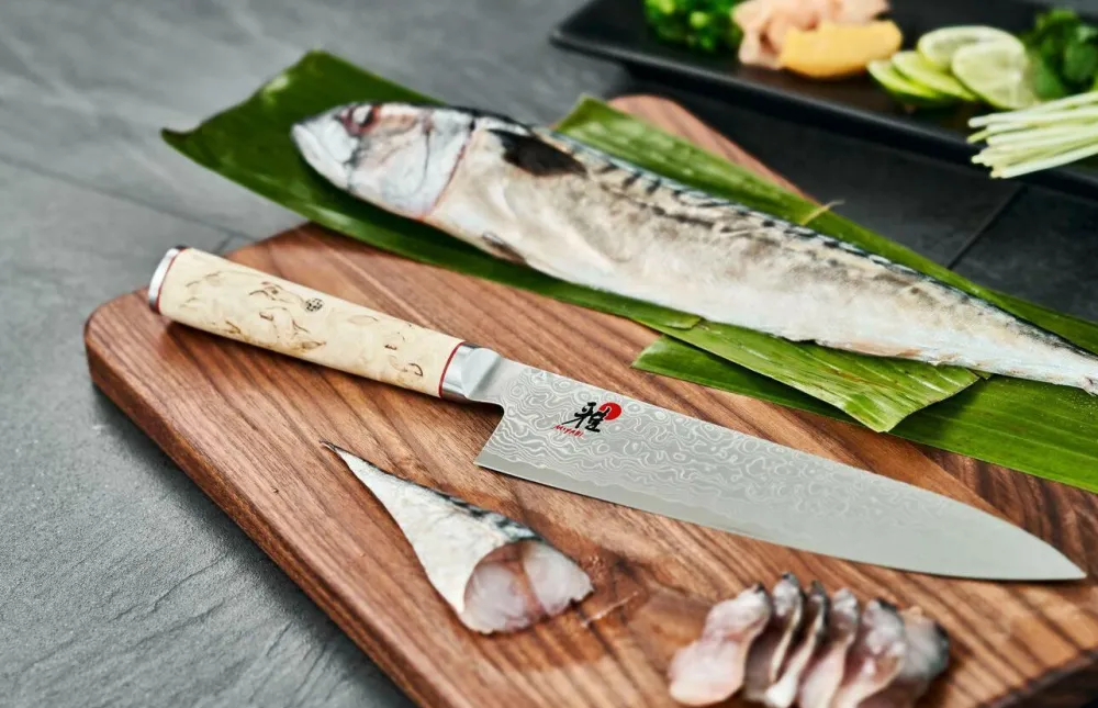 Miyabi Køkkenknive & Knivtilbehør>Kokkekniv Gyutoh 20 cm 5000 MCD Brown