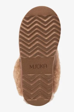 MJÚKA Fåreskindstøfler Akranes Kamel Outlet