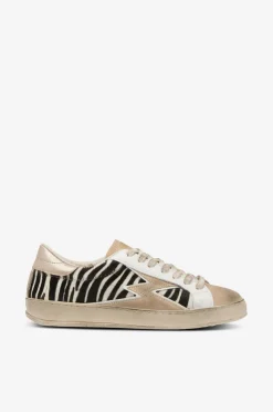 Moaconcept Sneakers>Kondisko Off White Details Cappuccino Zebra Print Horsy Iconic Deluxe