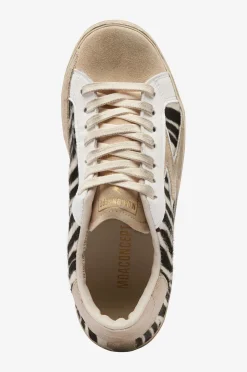 Moaconcept Sneakers>Kondisko Off White Details Cappuccino Zebra Print Horsy Iconic Deluxe