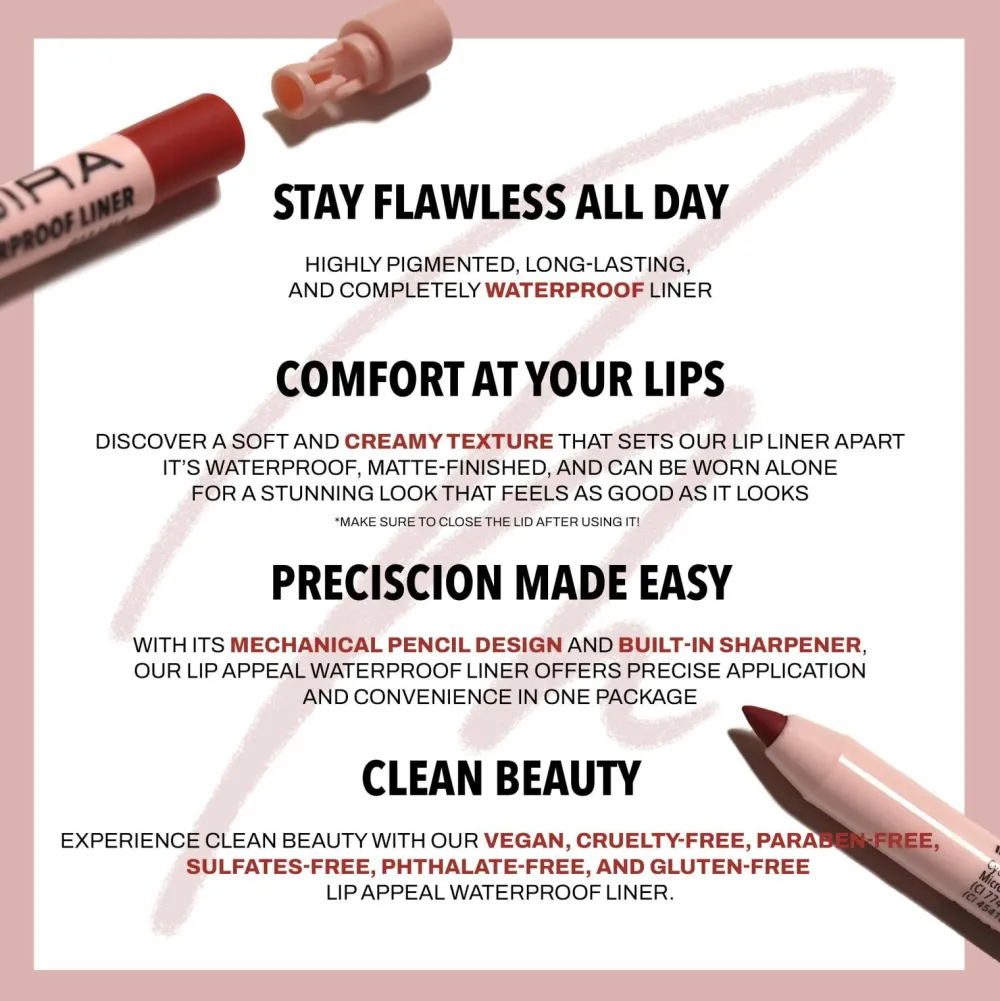 MOIRA Øjne>Lip Appeal Waterproof Liner 023 Identity