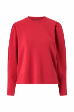 MOS MOSH Sweatshirts & Hoodies>Sweatshirt mmWinan Rhythmic red