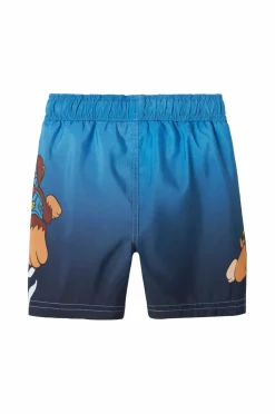 Name it Badetøj>Badebukser nmmMabbe Paw Long Swimshorts Parisian blue