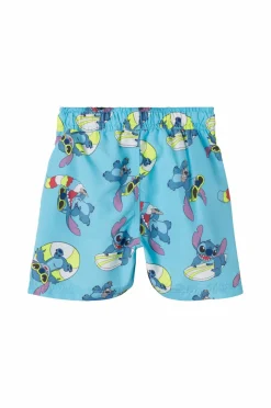 Name it Badebukser nmmMic Stitch Long Swimshorts Wdi Bluefish Outlet