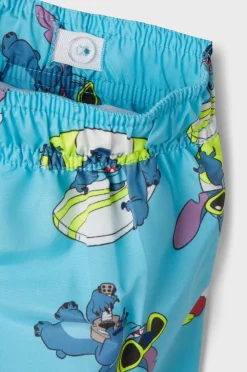 Name it Badebukser nmmMic Stitch Long Swimshorts Wdi Bluefish Outlet