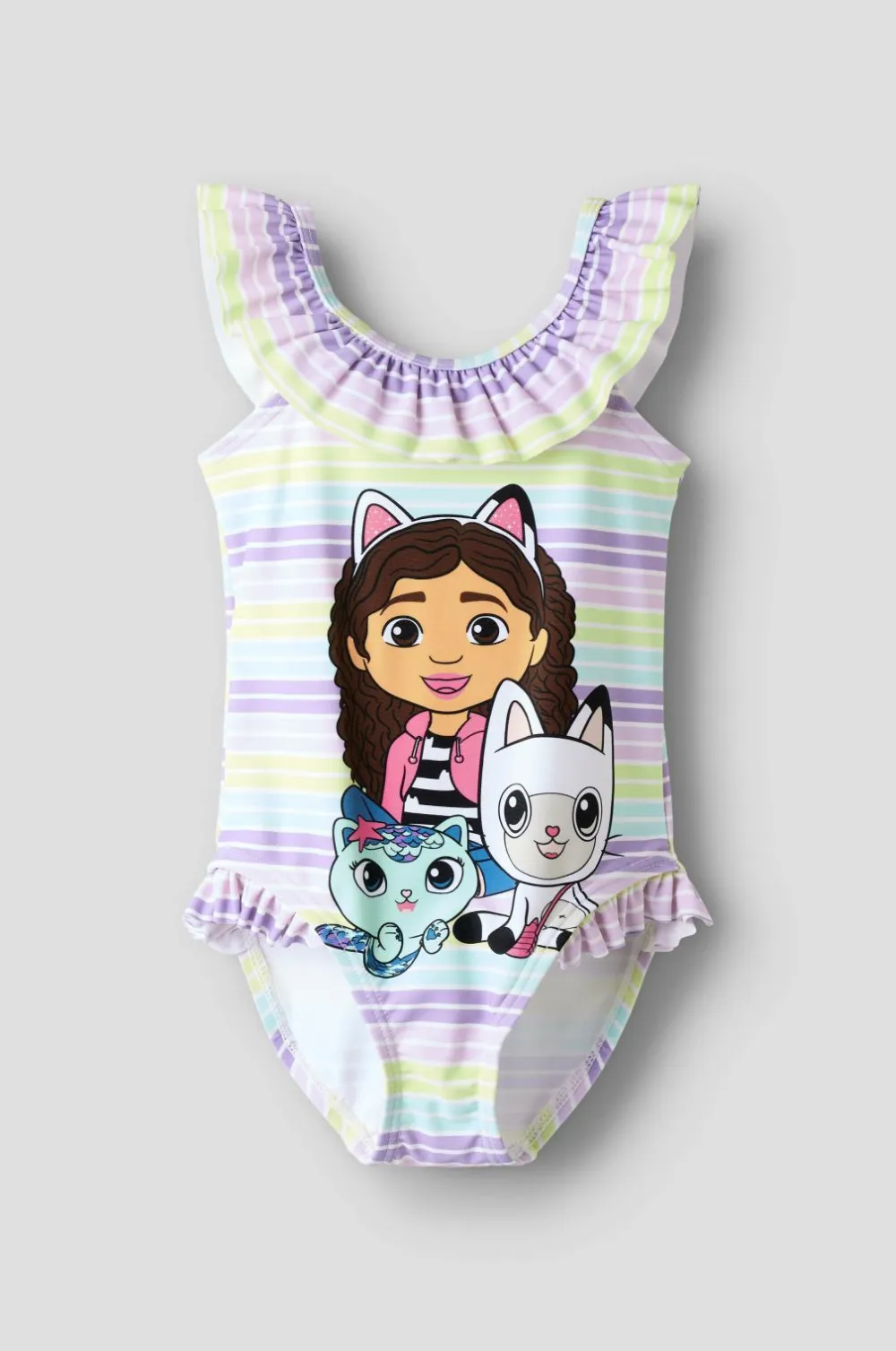 Name it Badetøj>Badedragt nmfMelisa Gabby Swimsuit Sky Orchid bloom