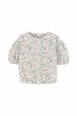 Name it Bluse nkfelma SS Short Top Bright white Hot