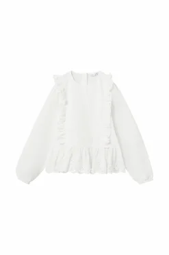 Name it Bluse nkfKora LS Shirt Bright white