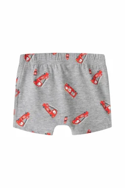 Name it Undertøj>Boksershorts nmmTights Grey Firetruck 3-pak Grey melange