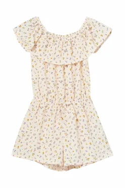 Name it Buksekjole nmfVinaya SS Playsuit Buttercream Hot