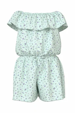 Name it Jumpsuits>Buksekjole nkfVinaya SS Playsuit Aqua Glass