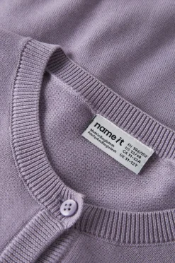 Name it Cardigan nkfValane LS Knit Lavender gray Hot