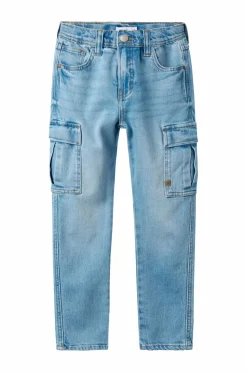 Name it Jeans>Cargo jeans nkmSilas Tap Cargo Jeans 6650-AZ Light blue denim
