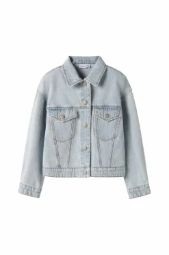 Name it Cowboyjakke nkfMila Light blue bleached denim Discount