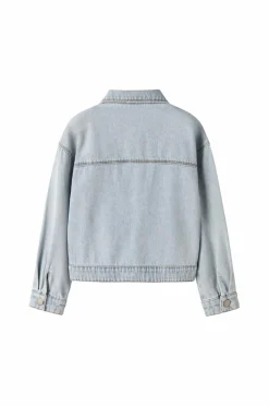 Name it Cowboyjakke nkfMila Light blue bleached denim Discount