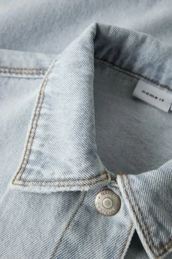 Name it Cowboyjakke nkfMila Light blue bleached denim Discount