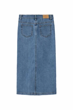 Name it Cowboynederdel nkfKylie Maxi Dnm Skirt Medium blue denim Hot