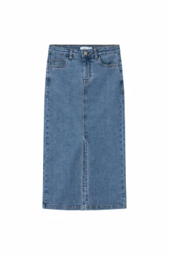 Name it Cowboynederdel nkfKylie Maxi Dnm Skirt Medium blue denim Hot