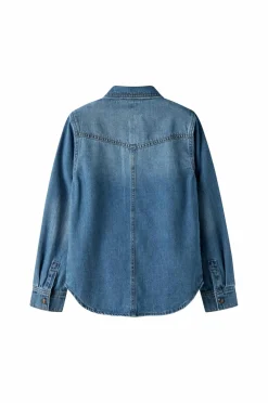 Name it Skjorter>Cowboyskjorte nkmKim OZ LS Medium blue denim