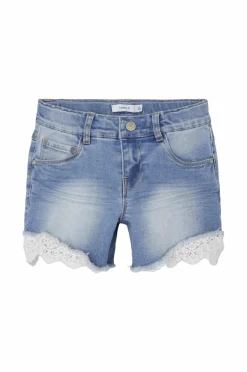 Name it Shorts>Denimshorts nkfSalli Slim Dnm Shorts 5372-HA Medium blue denim