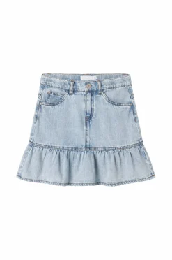 Name it Shorts>Denimshorts nkfNynne Short Dnm Skirt 3266 Light blue denim