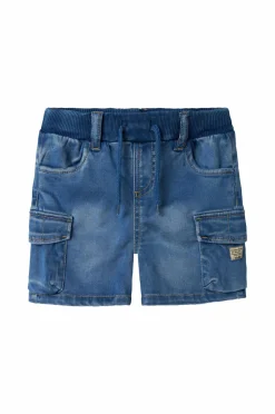 Name it Shorts>Denimshorts nmmBen Baggy Dnm L Shorts Medium blue denim