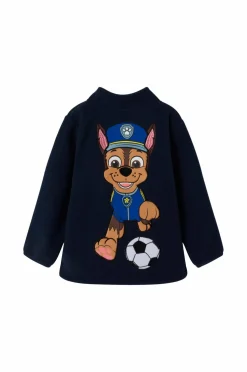 Name it Trøjer & Cardigans>Fleecetrøje nmmJohan Paw Fleece W Zip Cplg Navy blazer