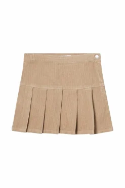 Name it Fløjlsnederdel nkfSalli Short Cord Skirt Oxford tan New