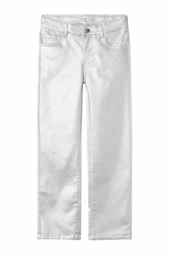 Name it Jeans nkfRose Straight Twill Pant 1631-wy Sølvfarvet Online