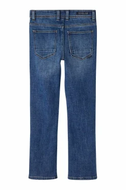 Name it Jeans>Jeans nkmRyan Straight Jeans 2520 Dark blue denim