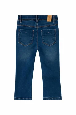 Name it Jeans>Jeans nmfSalli Boot Fleece Jeans 6427-an Dark blue denim