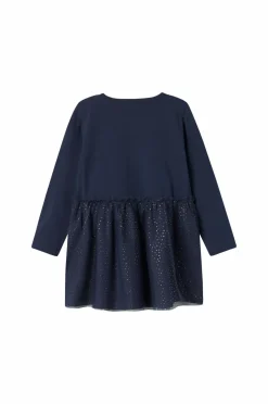 Name it Kjoler>Kjole nmFrijul LS Dress Box Navy blazer