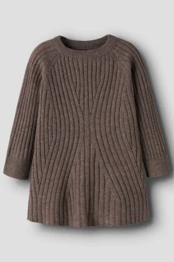 Name it Kjole nmfRikine LS Knit Coffee quartz