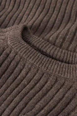 Name it Kjole nmfRikine LS Knit Coffee quartz