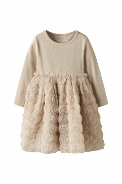 Name it Kjole nmfSykia Tulle LS Cement Best