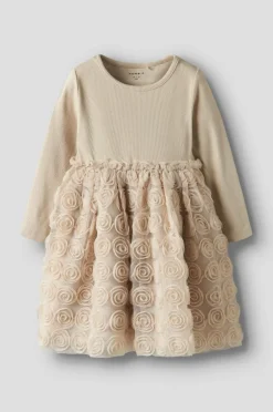 Name it Kjole nmfSykia Tulle LS Cement Best