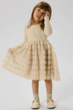 Name it Kjole nmfSykia Tulle LS Cement Best