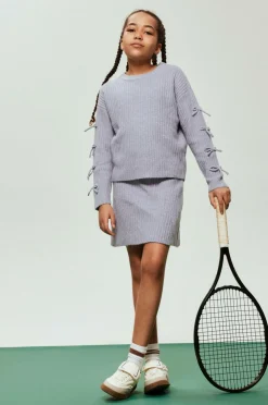 Name it Nederdel nkfTarin Knit Lavender gray Online