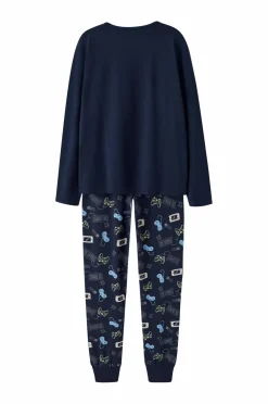 Name it Nattøj & Homewear>Pyjamassæt nkmNightset Navy Gamer Navy blazer