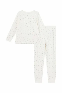 Name it Nattøj & Homewear>Pyjamassæt nkfNightset Flowern Jet stream