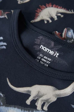 Name it Pyjamassæt nmmNightset Navy Dino Navy blazer New